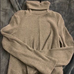 Long Sleeve Gray Turtle Neck